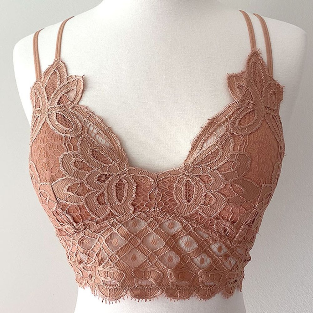 Anemone Women's Sexy Comfortable Lace Bralette